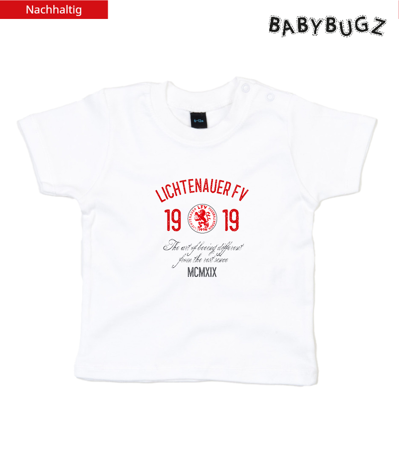 Babybugz Baby T-Shirt White "Isack"