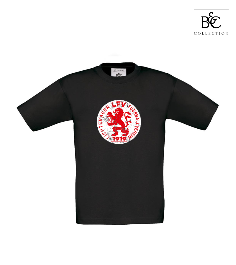 B&C Kinder T-Shirt Black "Uwe Frontprint"