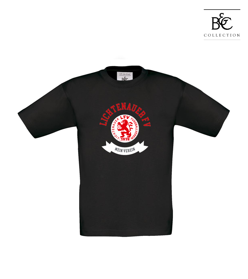 B&C Kinder T-Shirt Black "Bono"