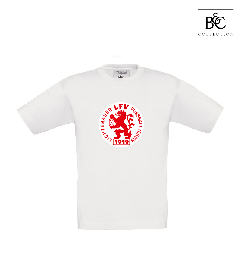 B&C Kinder T-Shirt White "Anton Frontprint"