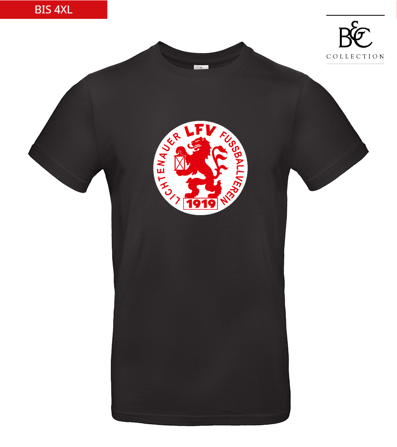 B&C Herren T-Shirt Black "Anton Frontprint"