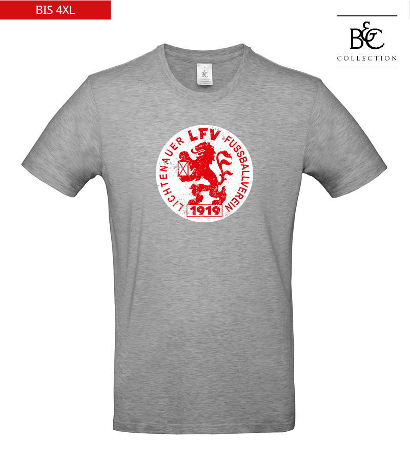 B&C Herren T-Shirt Sports Grey "Uwe Frontprint"