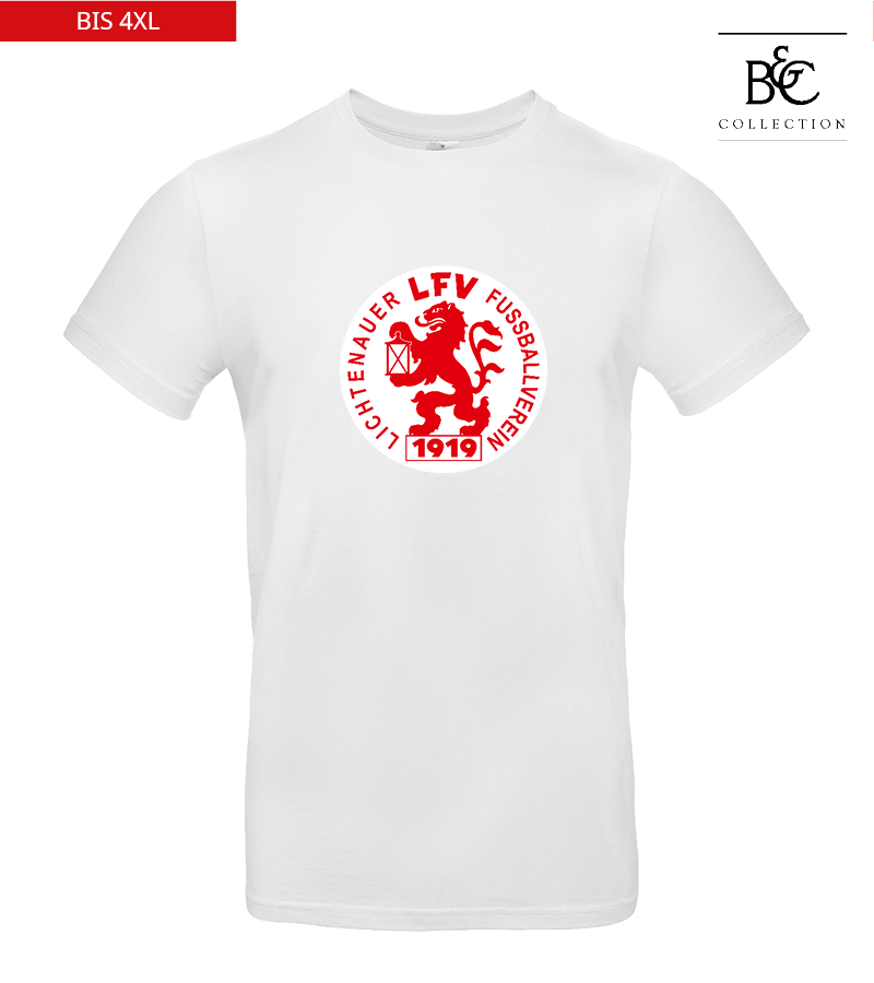 B&C Herren T-Shirt White "Anton Frontprint"