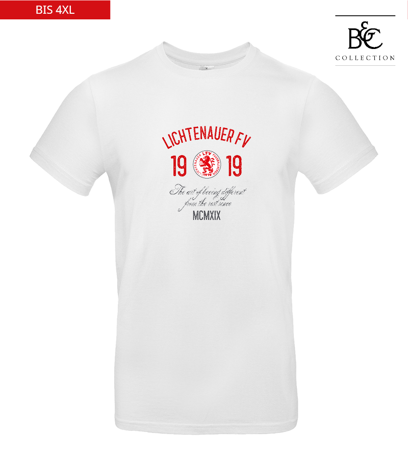 B&C Herren T-Shirt White "Isack"