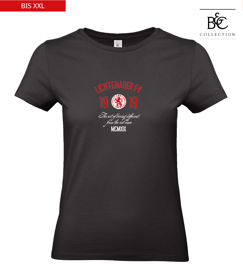 B&C Damen T-Shirt Black "Isack"