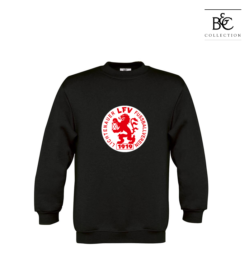 B&C Kinder Sweatshirt Black "Anton Frontprint"