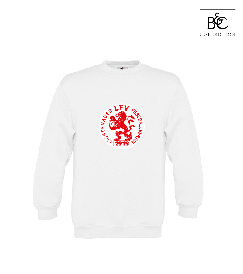 B&C Kinder Sweatshirt White "Uwe Frontprint"