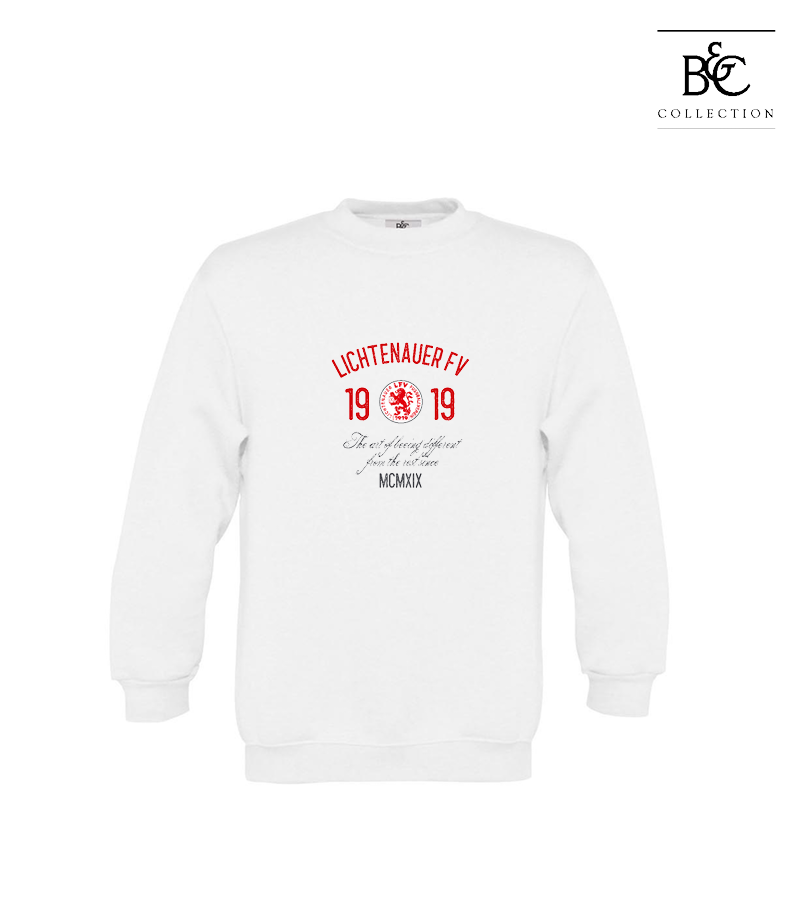 B&C Kinder Sweatshirt White "Isack"