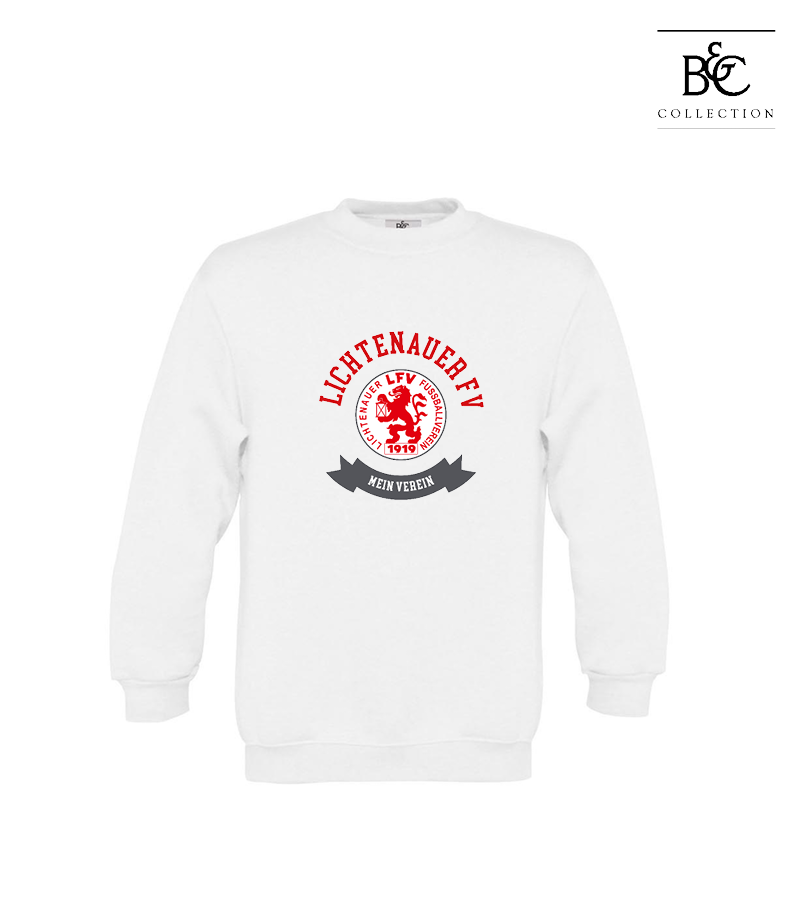 B&C Kinder Sweatshirt White "Bono"