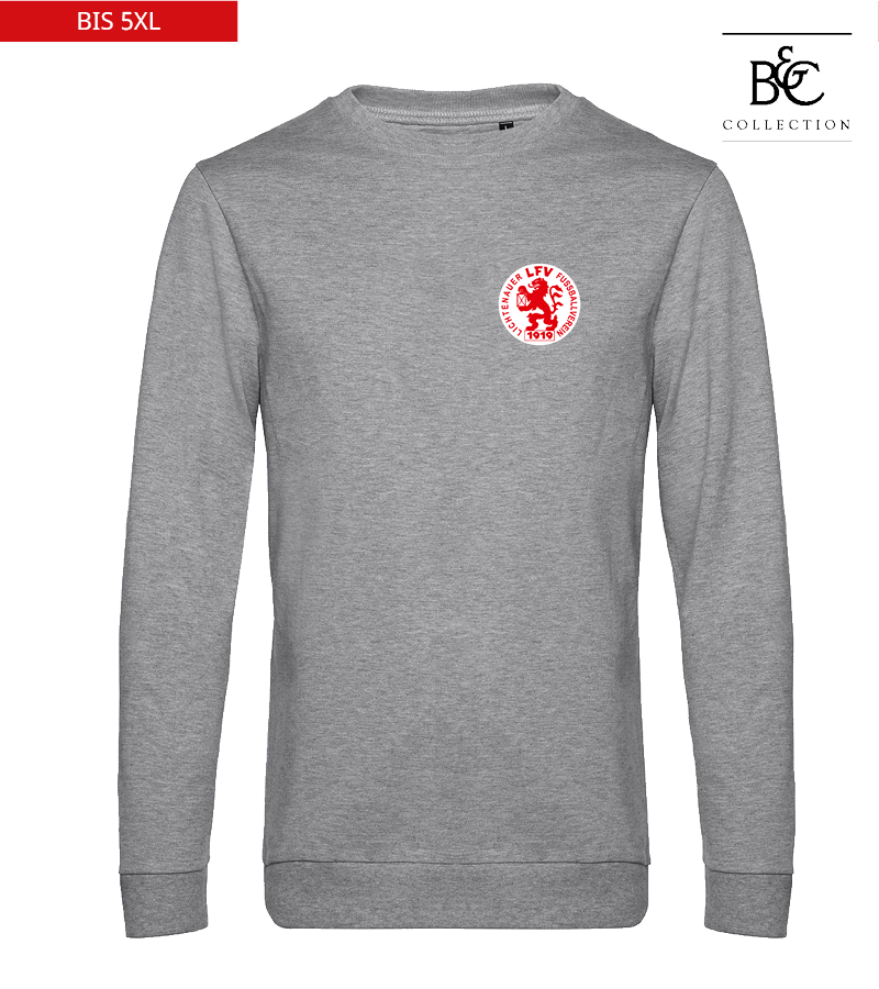 B&C Herren Sweatshirt Heather Grey "Anton"