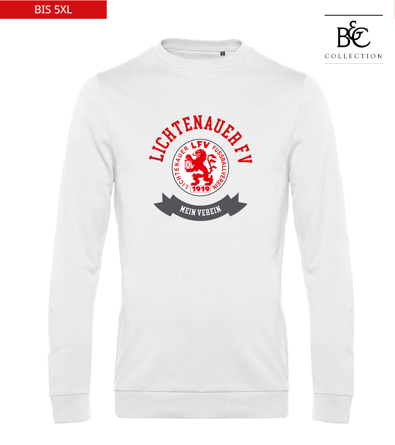 B&C Herren Sweatshirt White "Bono"