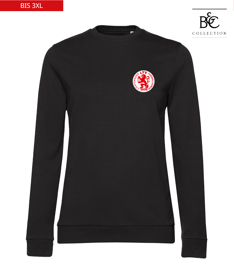 B&C Damen Sweatshirt Black Pure "Anton"
