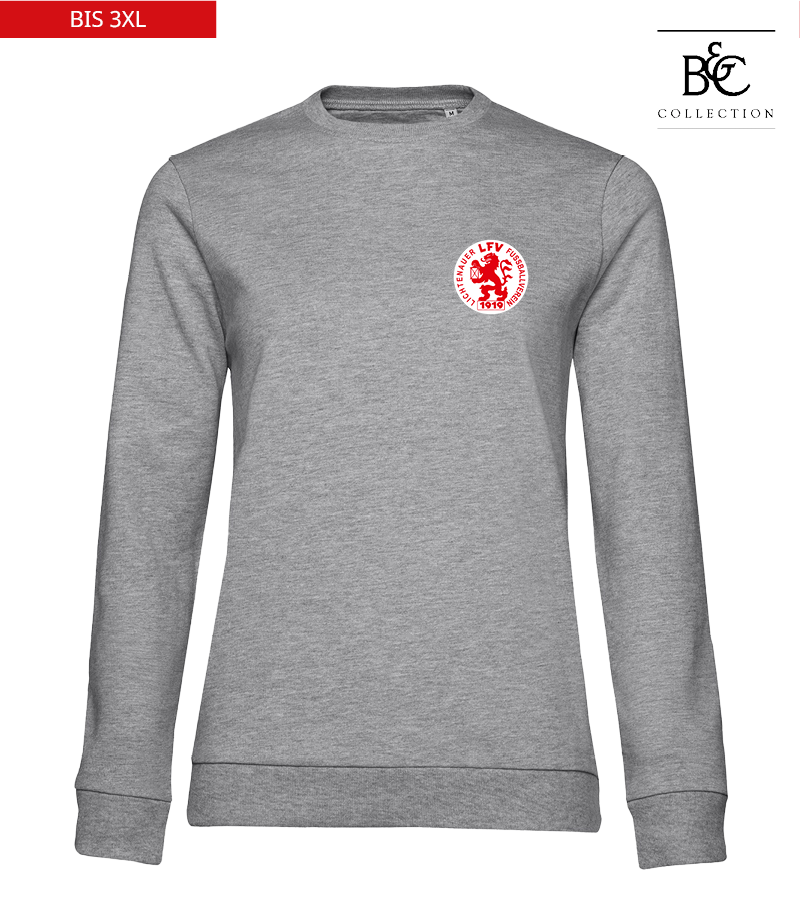 B&C Damen Sweatshirt Heather Grey "Anton"