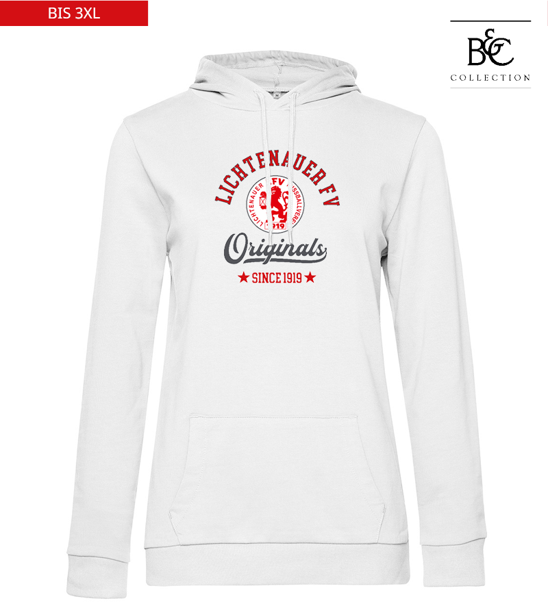 B&C Damen Hoodie White "Jacob"
