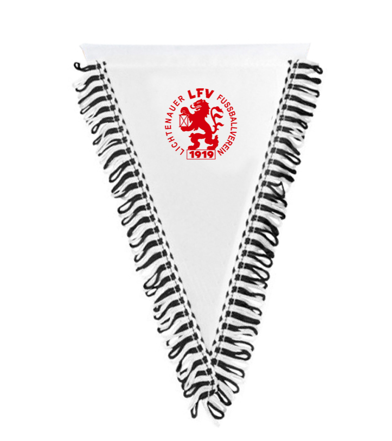 Wimpel dreieckig Black White "Anton"