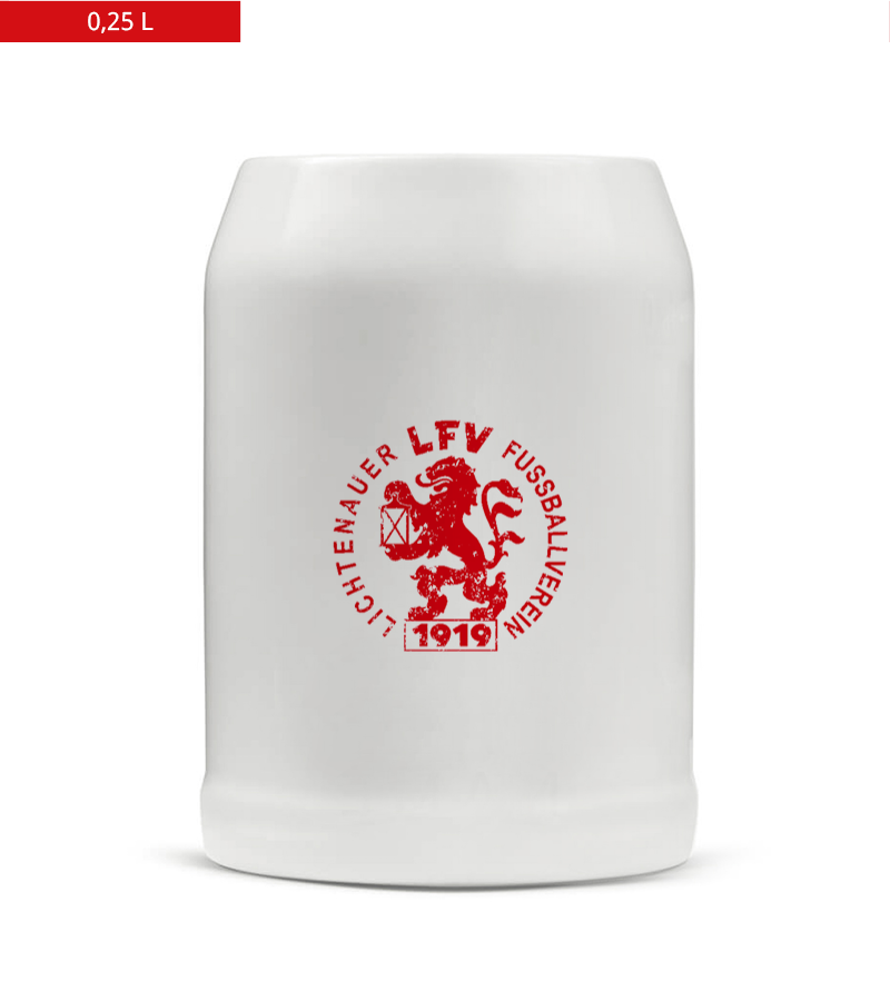 Bierkrug 0,25l White "Uwe" A