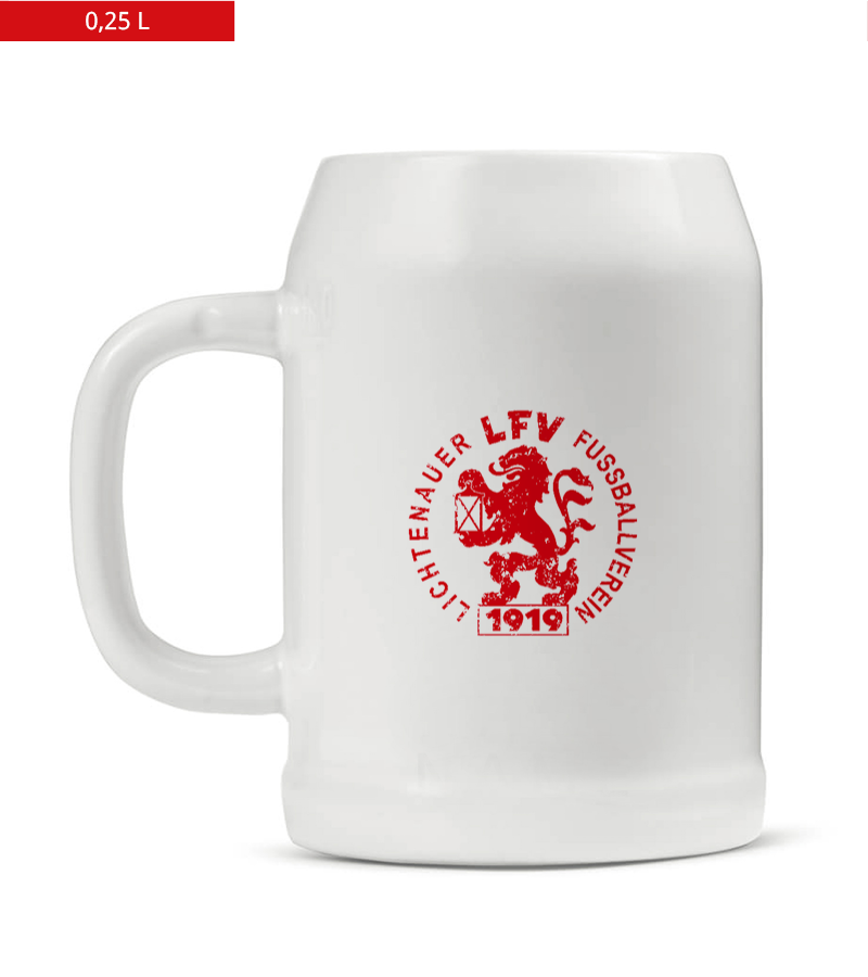 Bierkrug 0,25l White "Uwe" B