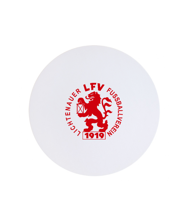 Textil Mousepad Rund White "Anton"