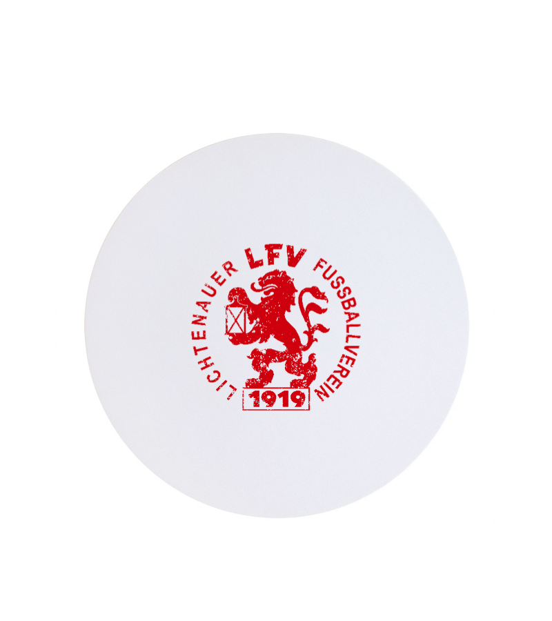 Textil Mousepad Rund White "Uwe"