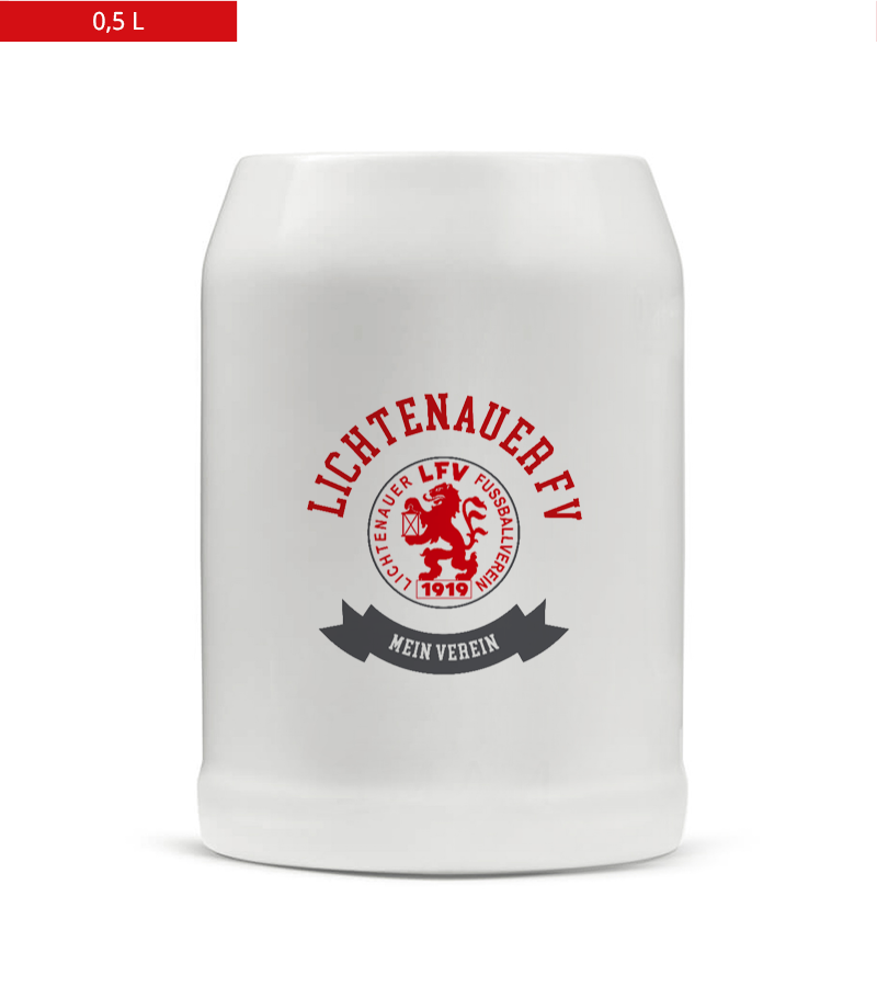 Bierkrug 0,5l White "Bono" A
