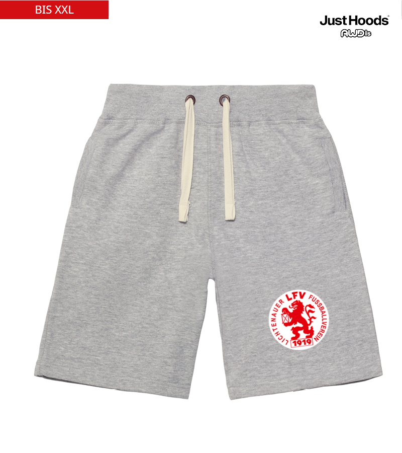 Just Hoods Herren Shorts Heather Grey "Anton"