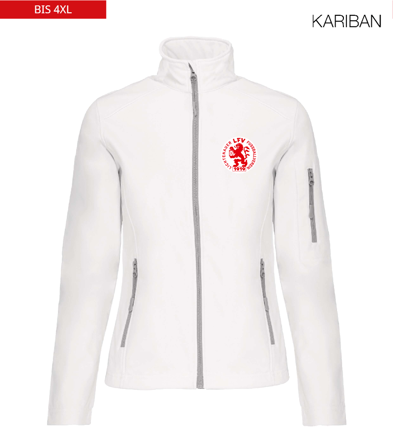 Kariban Damen Softshelljacke White "Anton"