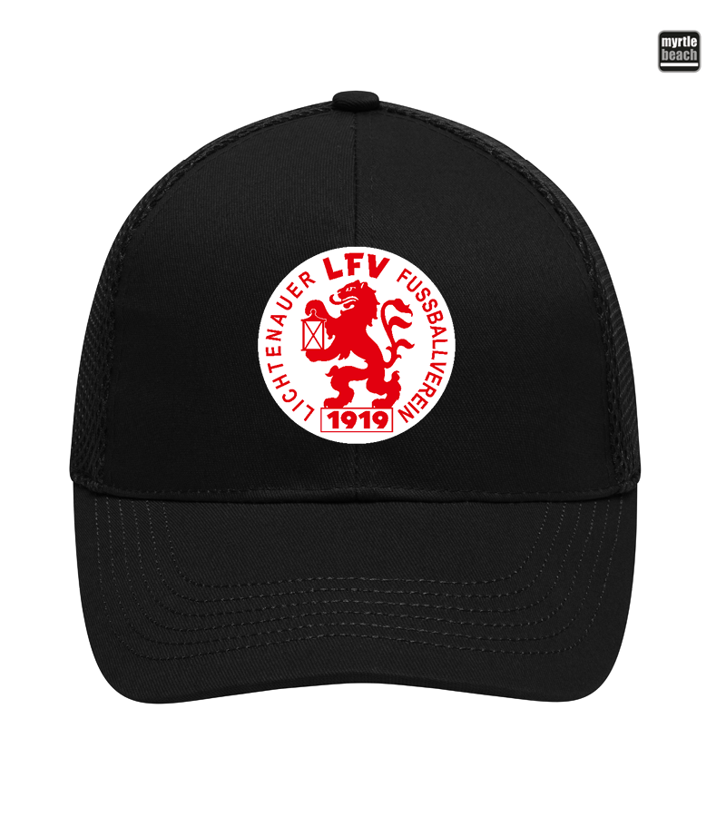 Myrtle Beach Unisex 6 Panel Air Mesh Cap Black "Anton"