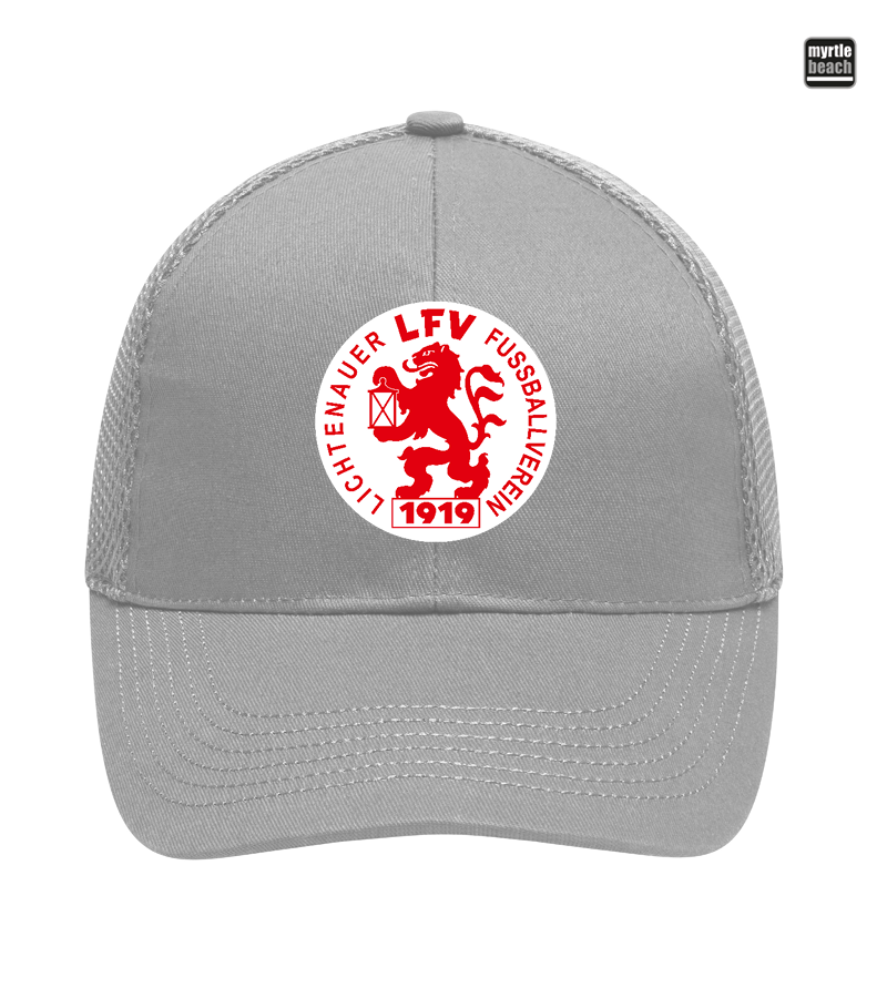 Myrtle Beach Unisex 6 Panel Air Mesh Cap Light Grey "Anton"