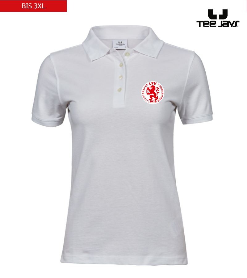 Tee Jays Damen Heavy Polo-Shirt White "Anton"